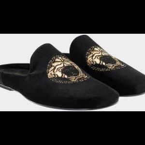 Versace velvet slipper